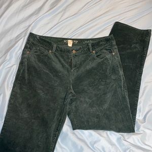 Green Corduroys Size 12